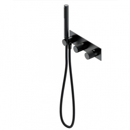 Смеситель для ванны с душем Omnires Contour CT8035/1AT антрацит фото