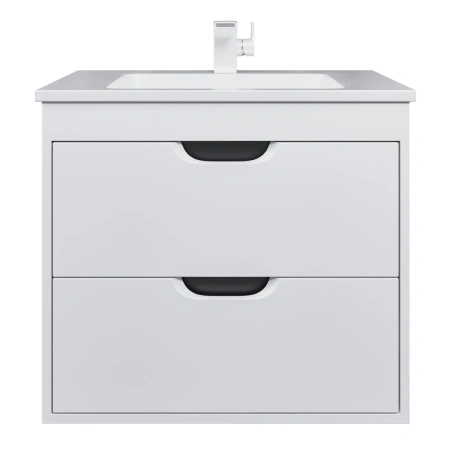 Тумба под раковину Uperwood Modul 65 2930205354 белая/графит фото