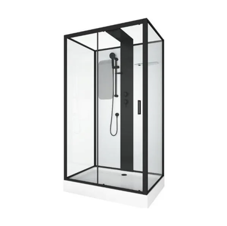 Душевая кабина Grossman Elegans GR252QLR 120x80 черная фото