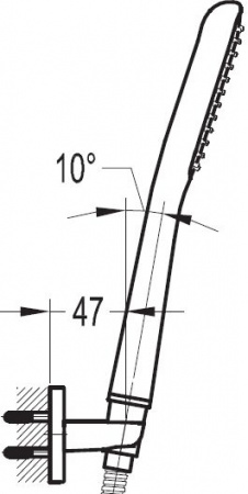 Душевая лейка со шлангом Cezares City TC-KD-01 фото
