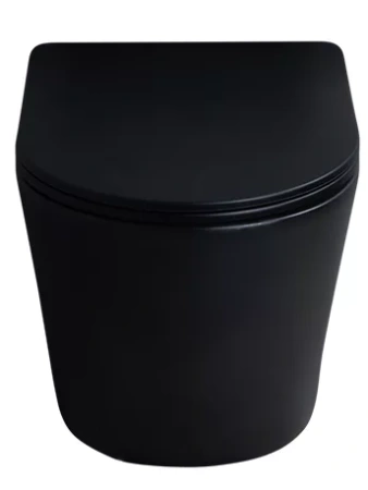 Подвесной унитаз GID TR2130BM черный матовый фото