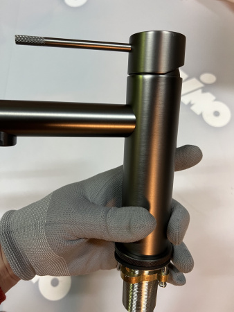 Смеситель для раковины Timo Saona 2361/18F черное золото фото