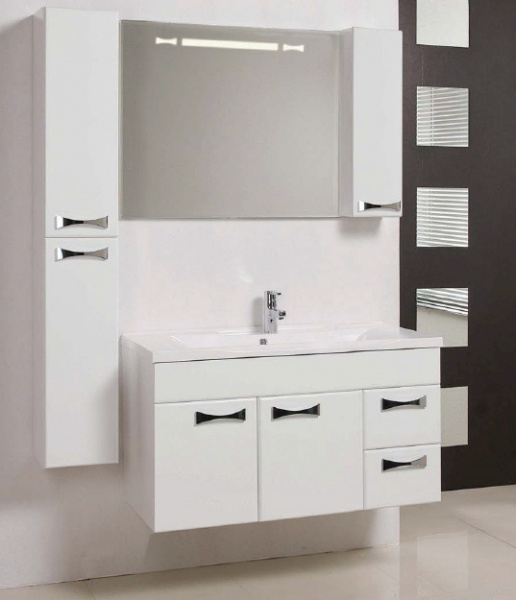 Тумба под раковину Акватон Диор 100 1A167701DR010 белая фото