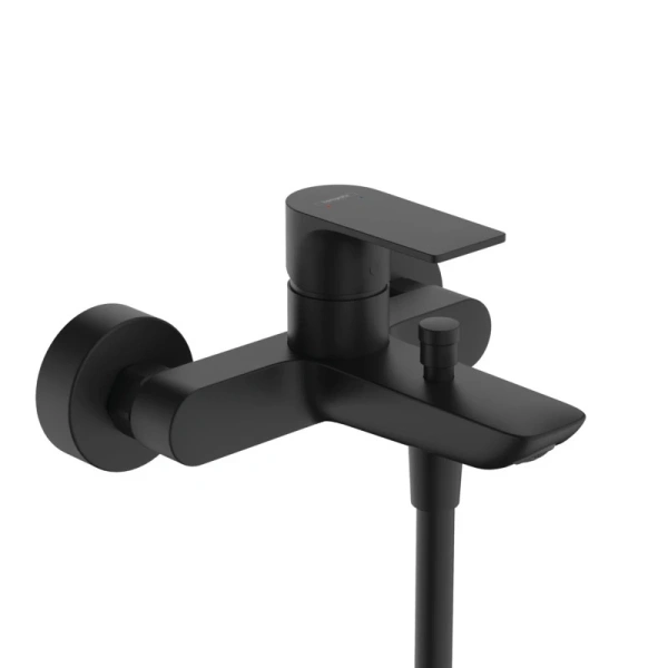 Смеситель для ванны с душем Hansgrohe Rebris E 72450670 черный матовый фото