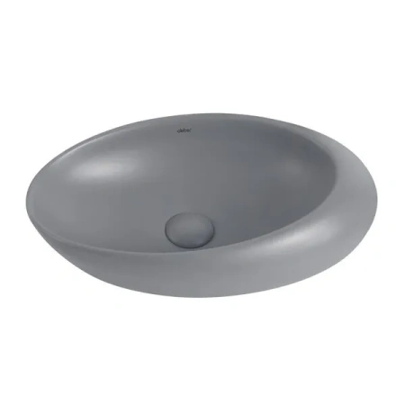 Накладная раковина Abber Bequem AC2107MG 49x31 серая матовая фото