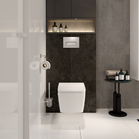 Подвесной унитаз безободковый VitrA Metropole (Метрополь) 7672B003-0075 фото