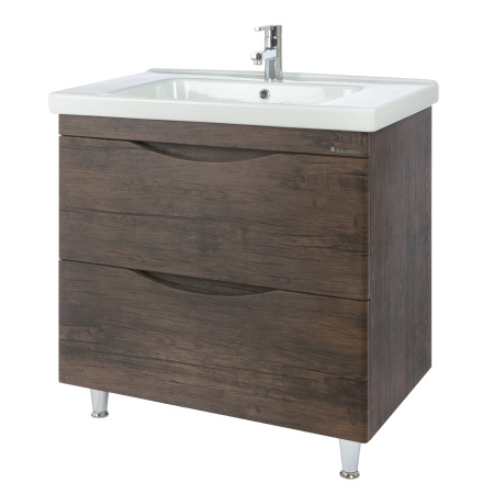 Тумба под раковину напольная Bellezza Санриса-80 орех фото