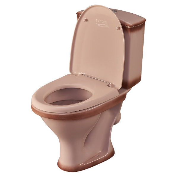 Унитаз компакт Santeri Вест 1.P201.8.S07.00B.F с бачком и сиденьем фото