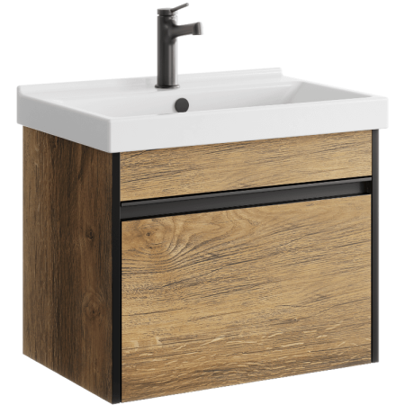 Тумба под раковину Aqwella Urban 60 URB0106DB дуб балтийский фото
