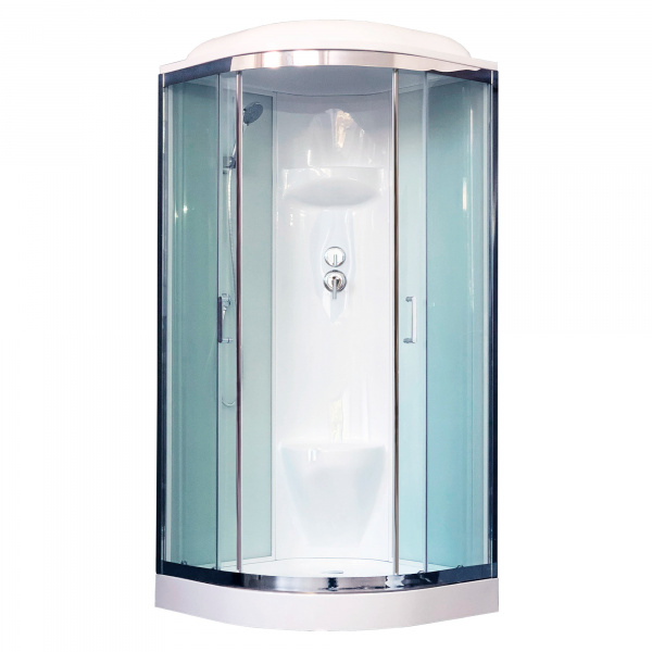 Душевая кабина Royal Bath HK RB90HK6-WT-CH 90x90 фото
