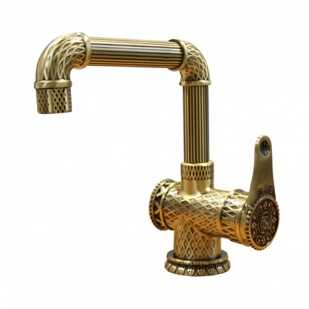 Смеситель для раковины Zorg Antic A 419 U-BR LOFT фото