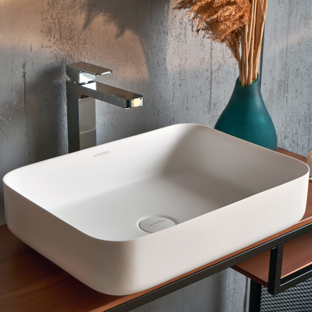 Накладная раковина Montebianco Loreto lungo 495 12017 49x36 фото