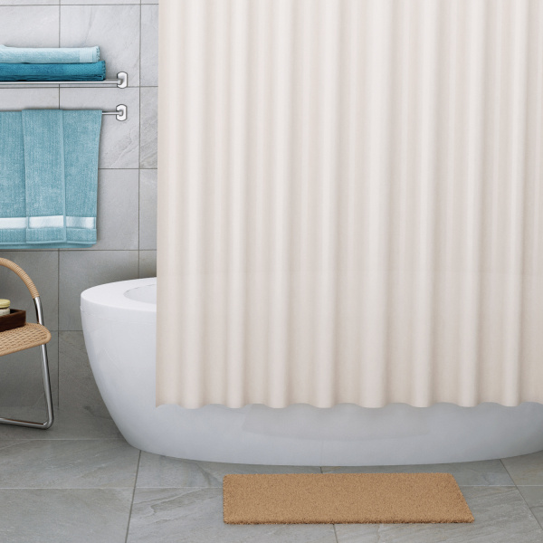 Текстильная шторка для ванны WasserKRAFT Vils SC-10103 фото