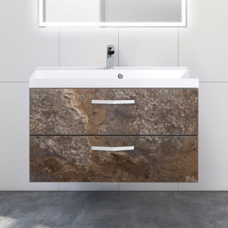 Тумба под раковину Belbagno Aurora AURORA-900-2C-SO-AV Ardesia Variegato фото