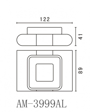 Мыльница настенная Art&Max Platino AM-E-3999AL хром фото