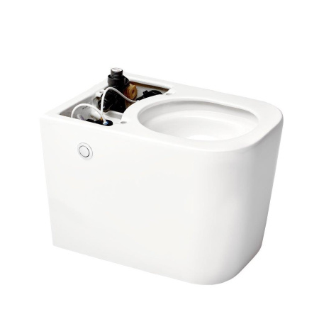 Унитаз напольный с импульсным смывом Lemark OptimFlush с сиденьем фото