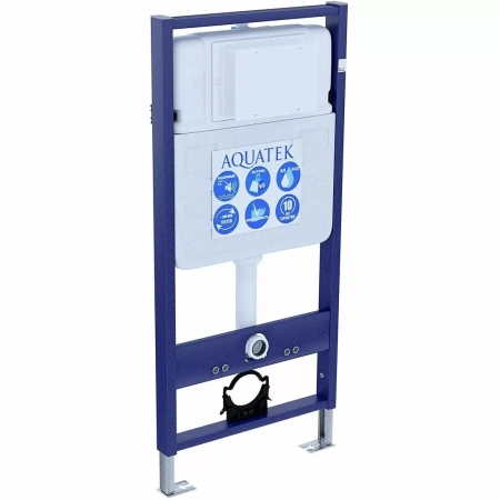 Инсталляция для подвесных унитазов Aquatek Standart 50 INS-0000012 +звукоизоляционная прокладка фото