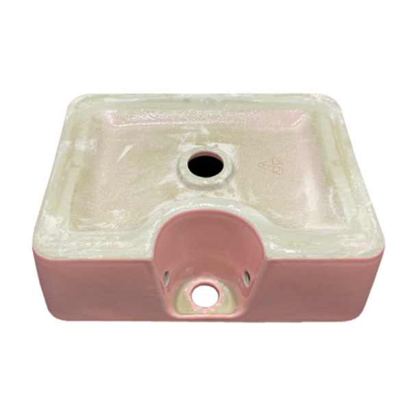 Детская накладная раковина Comforty 7291P 00-00006451 40x30 розовая фото