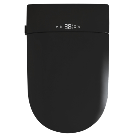 Электронный унитаз-биде импульсный Abber Bequem AC1121SMB черный матовый фото