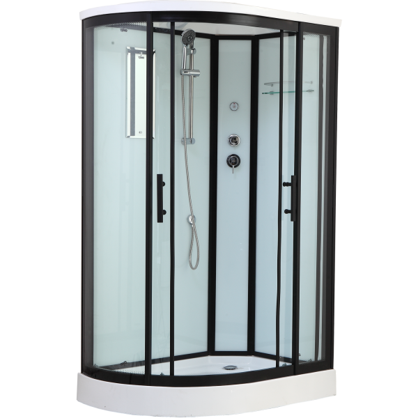 Душевая кабина Timo Standart T-6602 R Black 120x85 фото