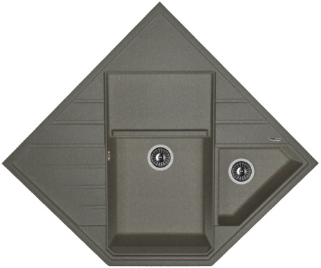 Кухонная мойка БОМБЕИ1/2 Florentina 20.375.J0900 чёрный фото