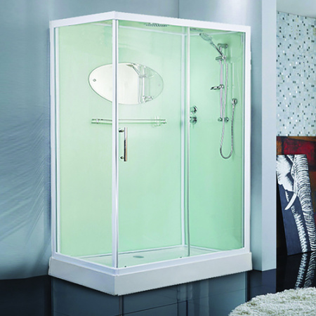 Душевая кабина Esbano ESKW129СKR (со стеклянной крышей) 120х90 фото