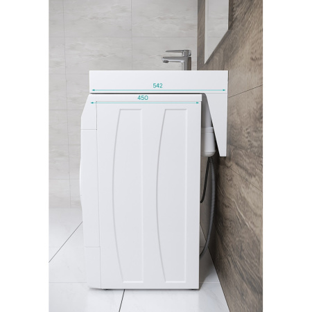 Раковина над стиральной машиной Paulmark Mond PM720431 60х55 фото