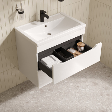 Подвесная тумба с раковиной Iddis Ray RAY70W0i95K 70 см фото