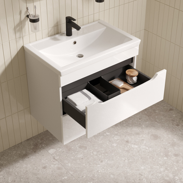 Подвесная тумба с раковиной Iddis Ray RAY70W0i95K 70 см фото