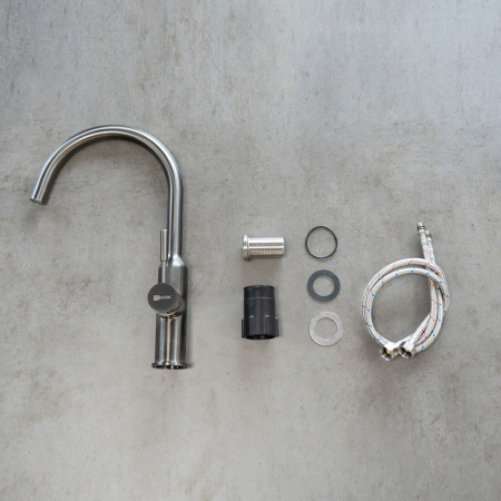 Смеситель для кухни Lemark Expert LM5079GMN графит фото