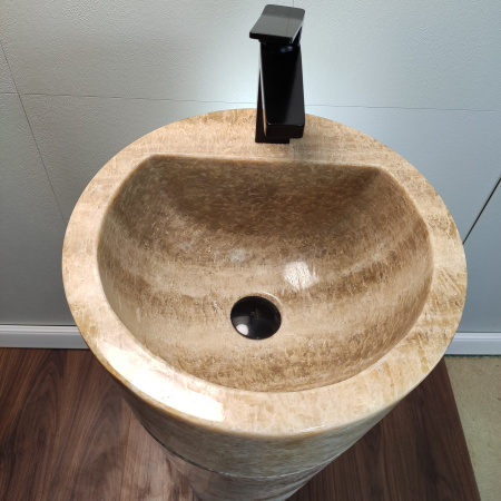 Раковина напольная из оникса Sunset ON-01348 (40*40*90) фото