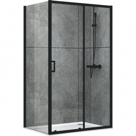 Душевой уголок Abber Schwarzer Diamant AG30140B-S90B 140x90 фото