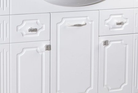 Тумба под раковину Bellezza Кантри-85 белая фото