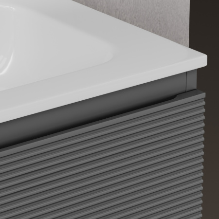 Тумба под раковину Sancos Folk FL60GS Grey soft фото