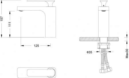 Смеситель для раковины Timo Torne 4361/00-16F фото