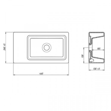 Раковина Акватон Эрис 46 1WH301972 фото