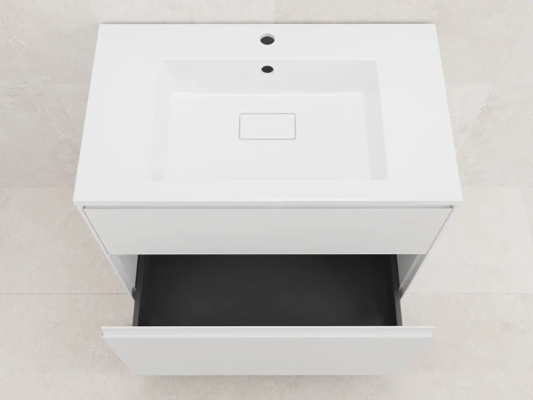 Тумба напольная под раковину Style Line Лима 80 ЛС-00002350 белая матовая фото