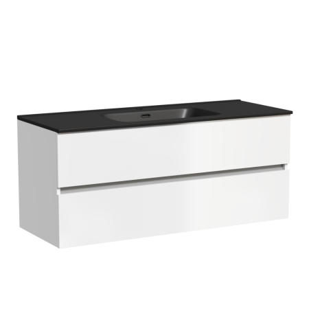 Тумба под раковину Sancos Urban UR120-1W белый глянец фото