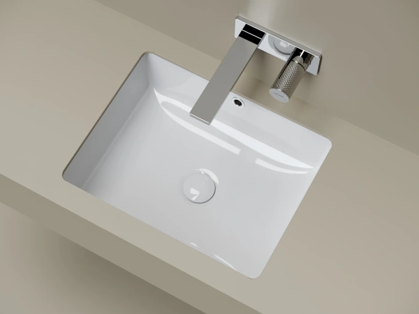 Раковина встраиваемая снизу под столешницу Ceramicanova Эра CN7033 50x40 фото