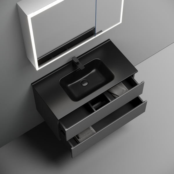 Тумба под раковину Sancos Folk FL90GS Grey soft фото