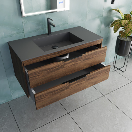 Тумба под раковину Vincea Chiara 2D VMC-2C2100CO С.Oak 100 см фото