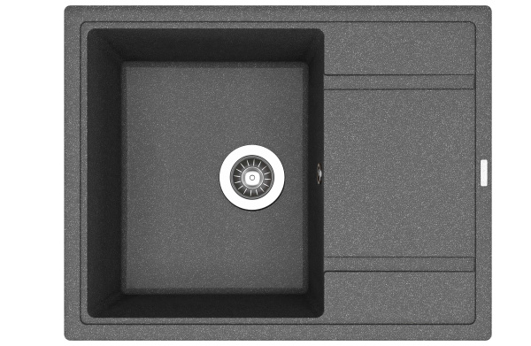 Кухонная мойка ЛИПСИ 650 Florentina 20.125.C0650 чёрный фото