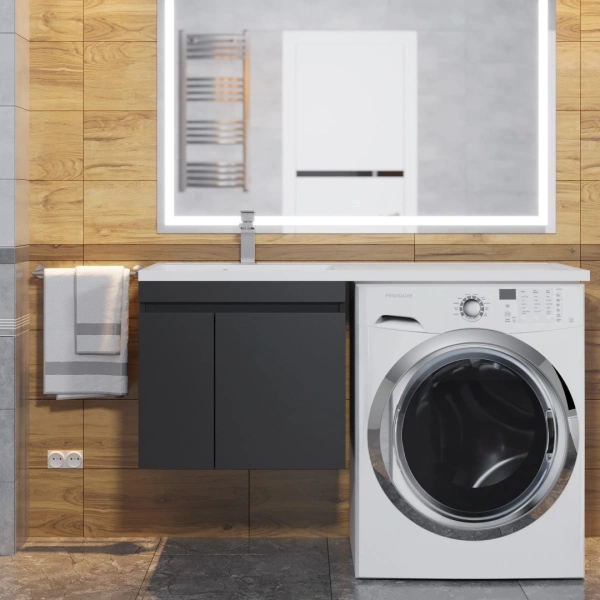 Тумба под стиральную машину Uperwood Magenta 5930205152 черная фото