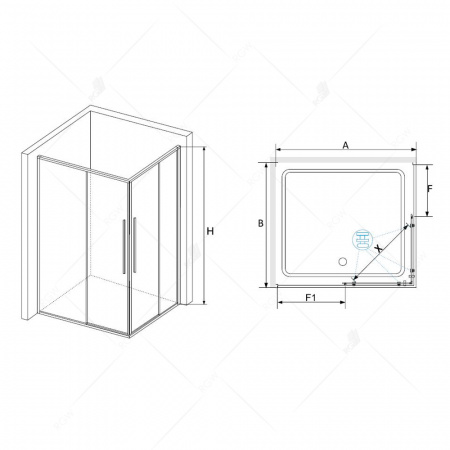 Душевой уголок RGW Stilvol SV-41 32324190-11 90x100 фото
