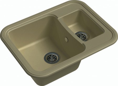 Мойка кухонная Ewigstein Antik A- 60К бежевый фото