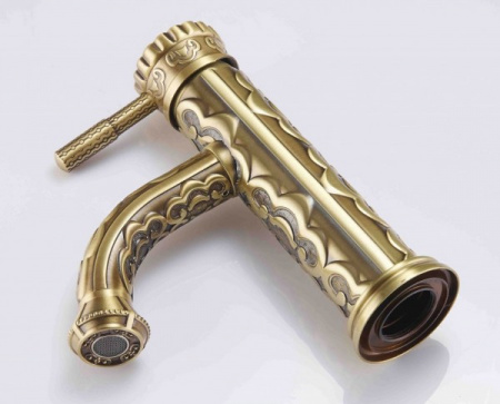 Смеситель для раковины Zorg Antic A 115U-BR фото