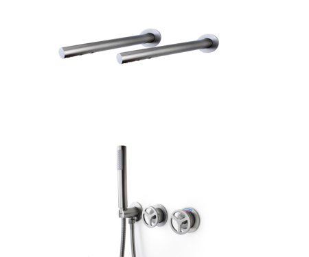 Душевая система скрытого монтажа Bronze de Luxe Liberty 5011GG-F графит фото