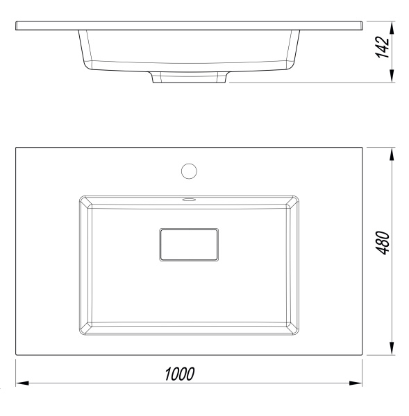 Раковина Style Line СС-00002458 100x48 серый шелк фото