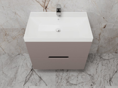 Тумба под раковину Style Line Матис 70 ЛС-00002297 тауп темный фото