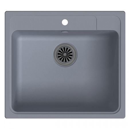 Мойка кухонная Ewigstein Elegant E- 60 серый металлик фото
